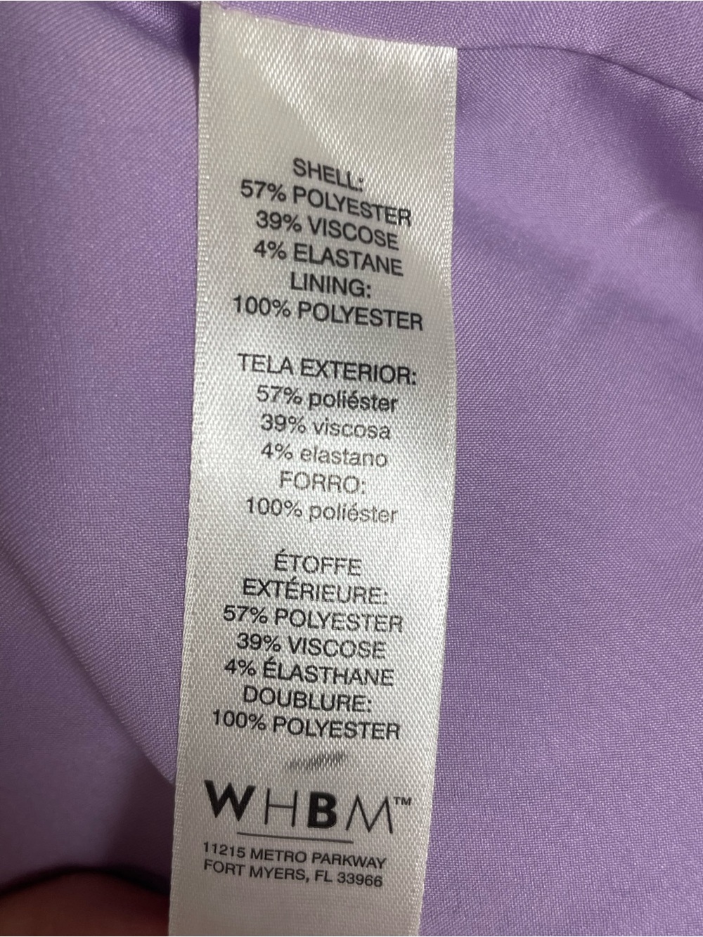 White House Black Market Blazer- Wisteria - Picture 6 of 7